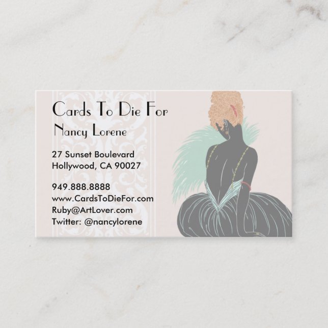 Bianca in Cream - Business Cards (Front)