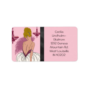 Bianca in Pink & Burgundy Label