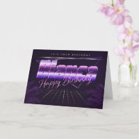 Bianca Name First name pura retro card Birthday