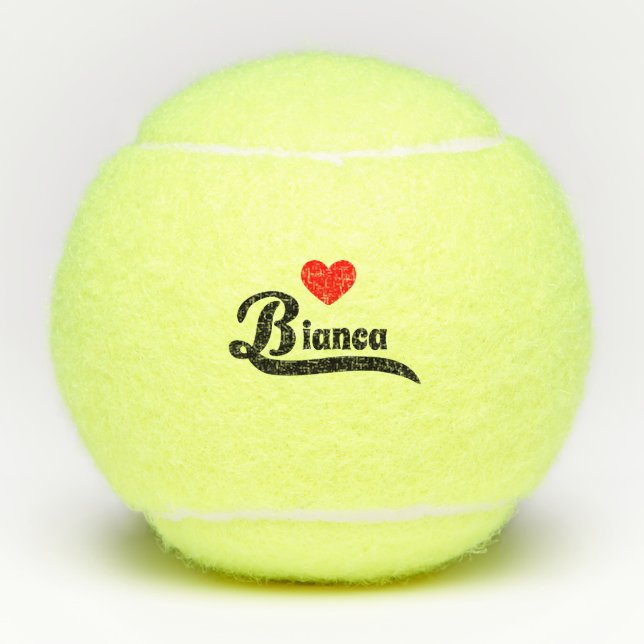 Bianca Tennis Balls (Front)