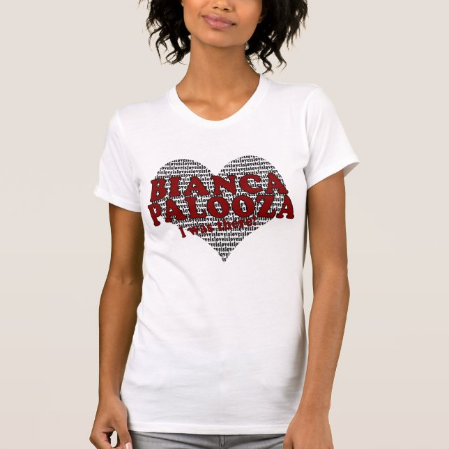 Biancapalooza T-shirt (Front)