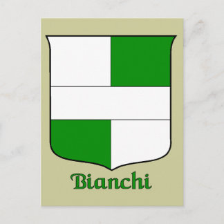 Bianchi Historical Shield Postcard