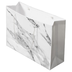 Bianco Carrara Marble Large Gift Bag