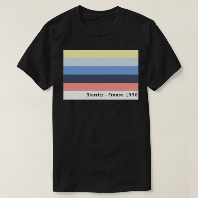 Biarritz 1990 Olympics T-Shirt (Design Front)