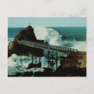 Biarritz fRANCE La tempête THE TEMPEST Postcard
