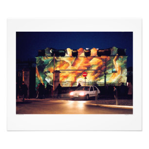 Biarritz Holiday Lighting Photo Print
