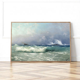 Biarritz,  Ivan Konstantinovich Aivazovsky Poster