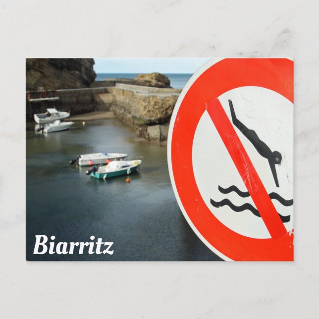 Biarritz Postcard (Front)