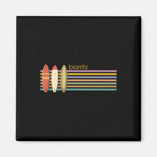 Biarritz Surfing France French Surfer 70s Vintage  Magnet