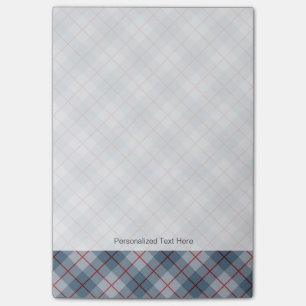 Bias Plaid Blue-Red Stripe Post-it Notes
