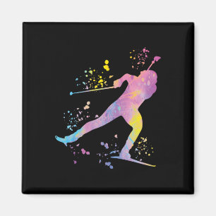 Biathlete Nordic Skiing Biathlon _1  Magnet