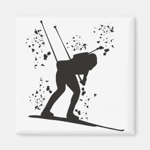 Biathlete Nordic Skiing Biathlon _25 Magnet