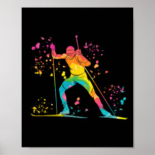 Biathlete Nordic Skiing Biathlon 7 Poster