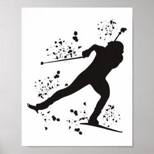 Biathlete Nordic Skiing Biathlon 8 Poster