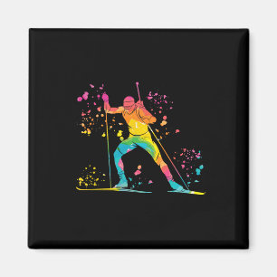 Biathlete Nordic Skiing Biathlon 9 Magnet