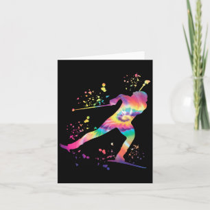 Biathlete Nordic Skiing Biathlon Card