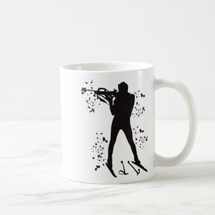 Biathlete nordic skiing biathlon coffee mug