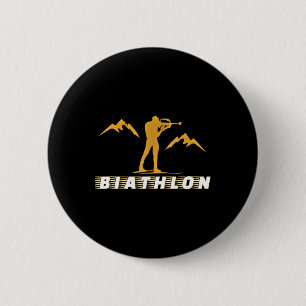 Biathlon 2 6 cm round badge