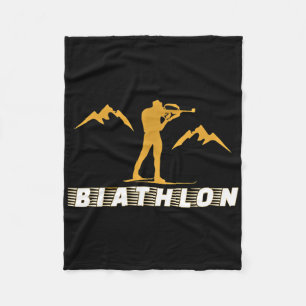 Biathlon 2 fleece blanket