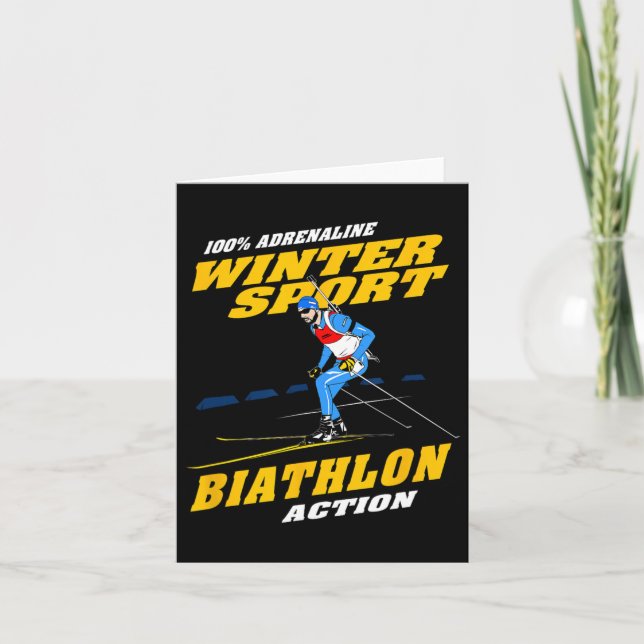 Biathlon 5  card (Front)