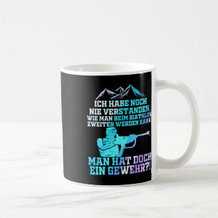 Biathlon And Rifle - Never A Second Gift Coffee Mug