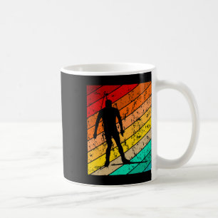 Biathlon Biathlet Skier Skiing Ski Vintage Retro 2 Coffee Mug