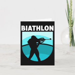 Biathlon Biathlete Biathlons Sports 1 Card