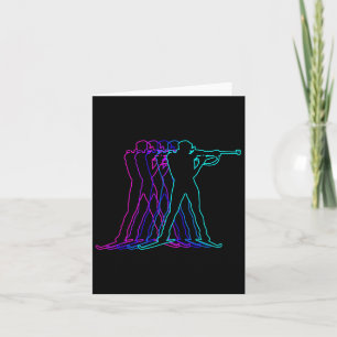 Biathlon Biathlete Gift Clothes For Boys Youth Men Card