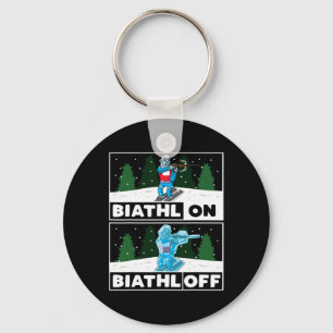 Biathlon Biathlon Sport Biathlete Key Ring