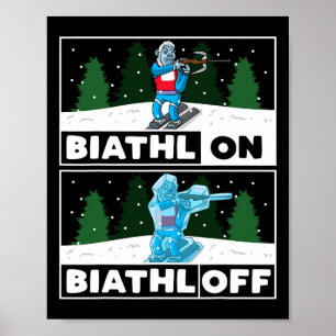 Biathlon Biathlon Sport Biathlete Poster