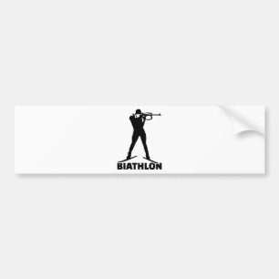 Biathlon Bumper Sticker