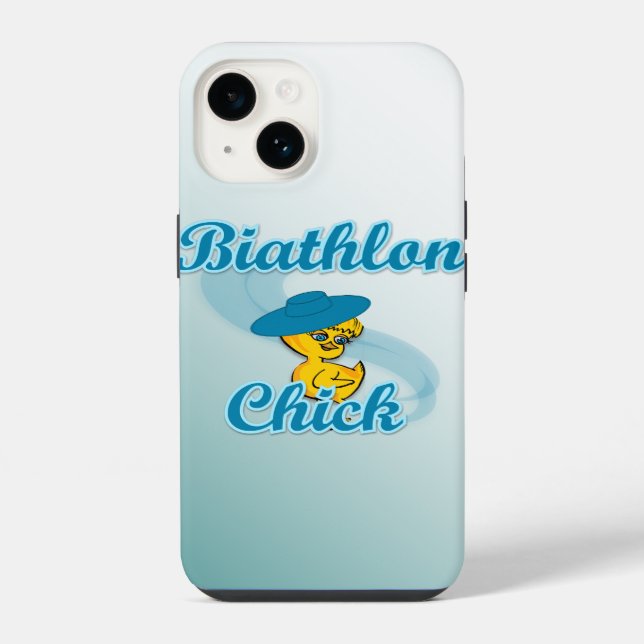 Biathlon Chick #3 iPhone Case (Back)