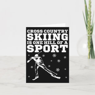 Biathlon Cross Country Skiing Is One Hill Of A Spo Card