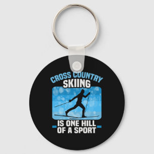Biathlon Cross Country Skiing Is One Hill Of A Spo Key Ring