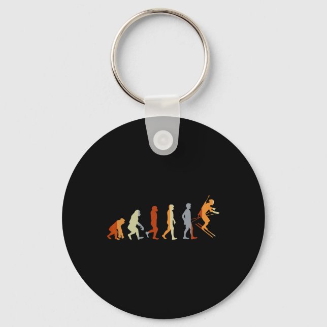 Biathlon Evolution Gift  Key Ring (Front)