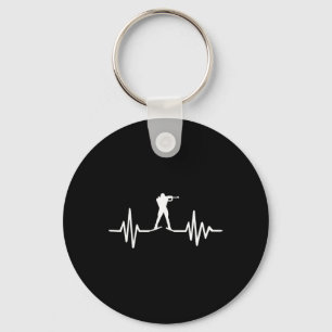 Biathlon Frequency Key Ring