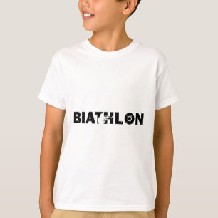 Biathlon Funny Biathlete Shooting Skiing Target Sp T-Shirt