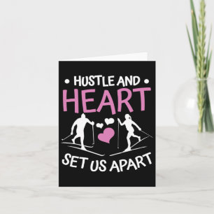 Biathlon Hustle And Heart Set Us Apart Cross Count Card