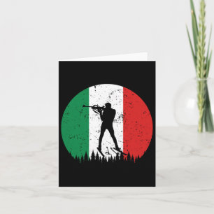Biathlon Italy World Cup Winter Sport Land It Ital Card