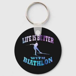 Biathlon Key Ring