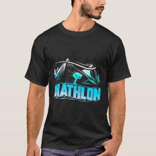 Biathlon Mountains Winter Sports Gift T-Shirt