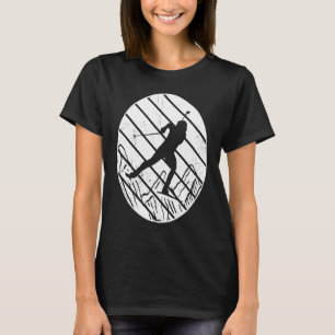 Biathlon Retro Winter Sports Biathlete Cross Count T-Shirt