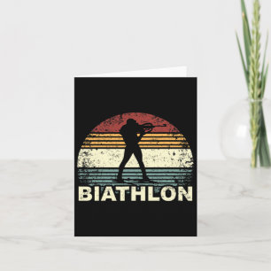 Biathlon Ski Biathlet Winter Sports Cross-country Card