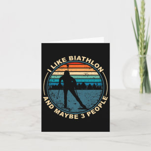 Biathlon Ski Biathlet Winter Sports Cross-country  Card
