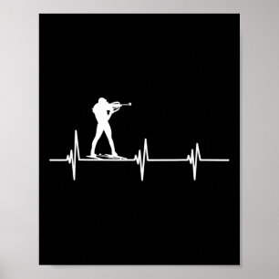 Biathlon Ski Biathlet Winter Sports Cross-country  Poster