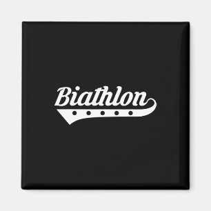 Biathlon Skiing Shooting Biathlete Magnet