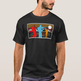 Biathlon Sports Winter Athlete Snow Skier Biathlet T-Shirt