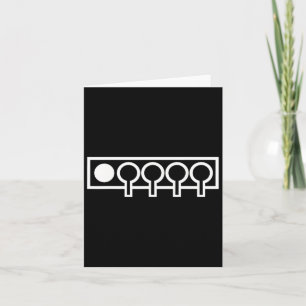 Biathlon Target Card