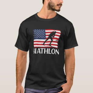 Biathlon Target Skiing Biathlete Shooting Sports C T-Shirt