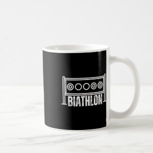 Biathlon Target Skiing Competition Biathlete Shoot Coffee Mug